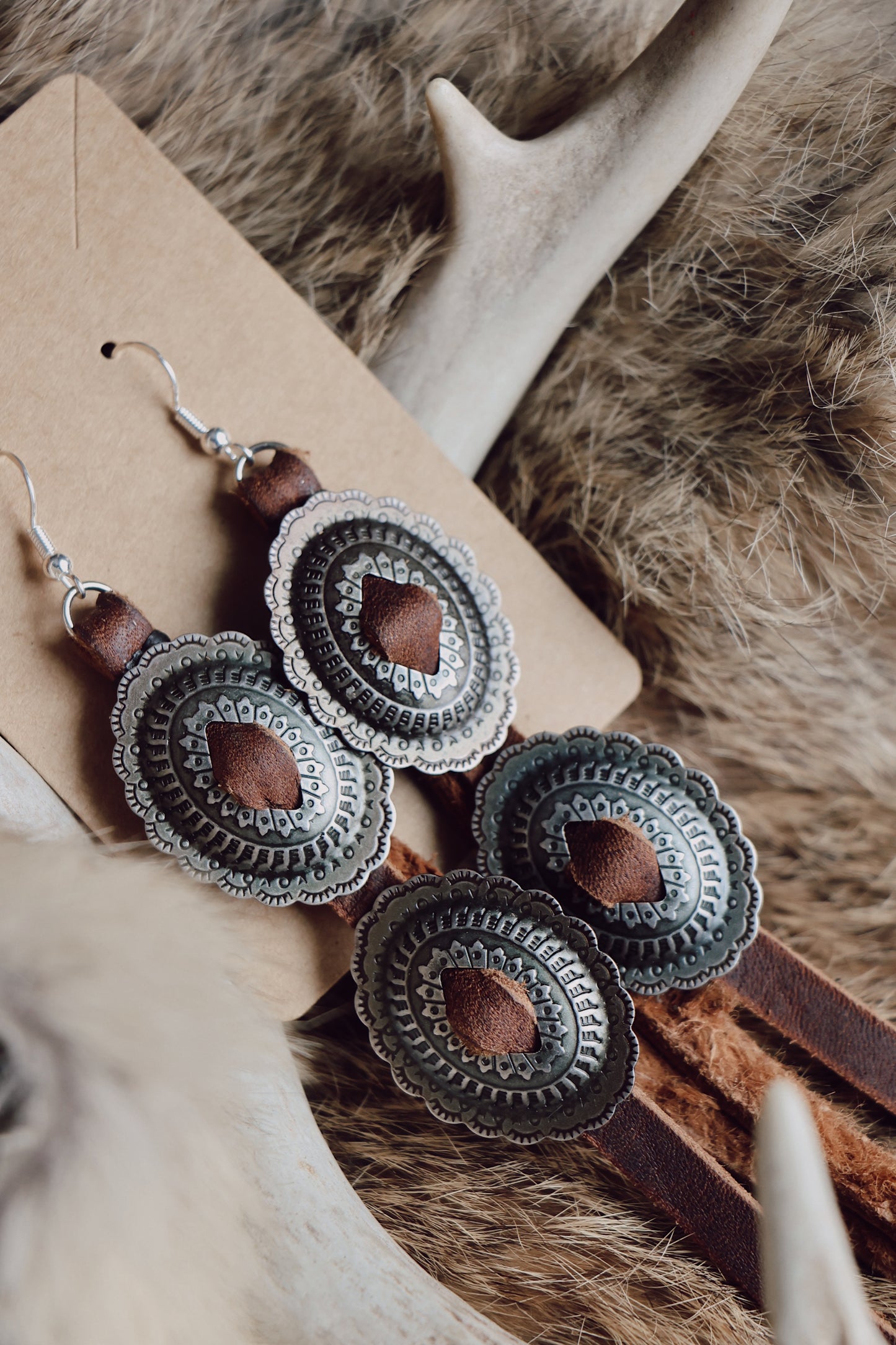 Road Tripper Concho Earrings